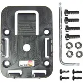 Brodit Pedestal Mount Acc. MoveClip Complete set + schroeven Black