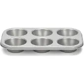 Patisse ST Muffinvorm 6-vaks 27x18 Zilver zilver Staal Bakvorm