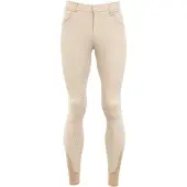 BR Equestrian Equipment Rijbroek Marcus heren siliconen zitvlak 52 Beige
