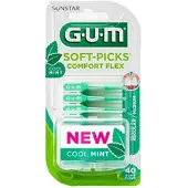 Gum 6x Soft-Picks Comfort Flex Mint Medium 40 stuks