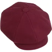 Mayser Dames Newsboy Cap By Mayser bordeaux | Maat: S (55-56 cm)