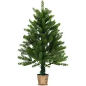 vidaXL Kunstkerstboom met levensechte naalden 90 cm groen