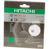 HiKOKI Schuurschijf diameter 125 K60 Velcro wit (10 st)