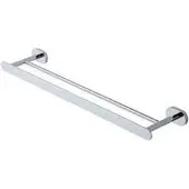 Eastbrook Salerno messing handdoekbeugel dubbel chroom 50cm