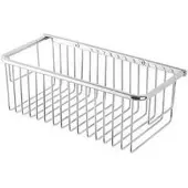 Eastbrook Solid messing doucherek rechthoekig chroom
