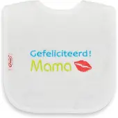 Funnies Witte slab met "Gefeliciteerd mama"