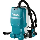 Makita DVC665ZU 2x18V Li-Ion Rugstofzuiger Body Incl. Accessoires - 1800L/min - 110mbar - Koolborstelloos