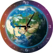 Art puzzle Puzzelklok Wereld, 570 stukjes (inclusief frame)