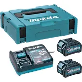 Makita Toebehoren - Set van 12 A lader en 2x 40 V XGT 2,5 Ah accu 191J81-6
