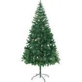 vidaXL Kunstkerstboom met stalen standaard 910 takken 210 cm