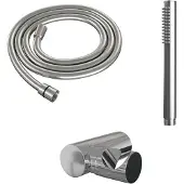 Brauer Edition Badset - Staafhanddouche - Chroom - Messing - Kranen, Douchekranen, Handdouches - 7423411357380 - Kranen, Douchekranen, Handdouches