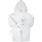 BamBam Baby Badjas Maat S 50/56 - Wit
