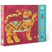 Djeco Collage Of Mosaic Pictures In The Jungle Roze