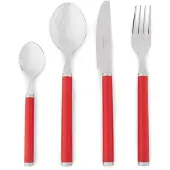 Villeroy & Boch Bestekset Play! - Rood - 24 delig / 6 personen