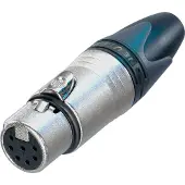 Neutrik NC7FXX XLR-connector Bus, recht Aantal polen: 7 Zilver 1 stuk(s)
