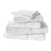 De Witte Lietaer Badtextielset Helene White (Set van 6)