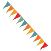Walplus Home Decoratie Sticker - Feestvlaggen