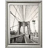 Walplus home decoratie sticker - zilver foto frame stickers