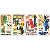 RoomMates RMK2330SCS Bouwvrachtwagens Peel en Stick Muurstickers
