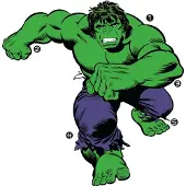 RoomMates Muursticker Classic Hulk