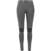 Urban Classics Leggings zwart gemêleerd