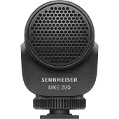 Sennheiser Cameramicrofoon MKE 200 Zendmethode:Kabelgebonden Incl. windkap, Incl. kabel, Incl. tas