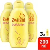 Zwitsal Baby Bodylotion 3x200 ml