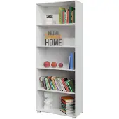 Casaria Boekenkast Vela Wit 5 Planken
