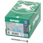 Spax 197000600703 SPAX Seko-T-Tg Houtschroef 6 mm 70 mm Torx, Binnen-T RVS V2A Roestvast 100 stuk(s)