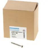 Hoenderdaal Spaanplaatschroef Rvs-A2 Pk PZ2 4.5X45 | 200 stuks - 0203.30.33801