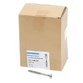 Hoenderdaal Spaanplaatschroef Rvs-A2 Platkop deeldraad Torx TX25 6.0X60/35 | 100 stuks - 0206.30.50001