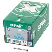 Spax 1197000500503 R 88091 Senkkopf T-STAR Verzonken houtschroef 5 mm 50 mm T-STAR plus RVS A2 200 stuk(s)