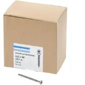 Hoenderdaal Spaanplaatschroef Rvs-A2 Platkop voldraad Torx TX20 4.0X50 | 200 stuks - 0206.30.25903