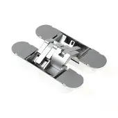 Intersteel | Onzichtbare verdekte scharnier | 130x30mm | Zilvergrijs | 3D Instelbaar