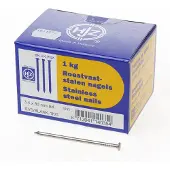 Hoenderdaal Draadnagel Rvs-A2 Bombekop 3.4X80 | 1 kg - 8003.30.00810