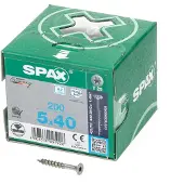 Spax 1197000500403 R 88091 Senkkopf T-STAR Verzonken houtschroef 5 mm 40 mm T-STAR plus RVS A2 200 stuk(s)