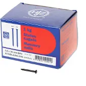 Klusgereedschapshop Stalen nagel bombe kop blauw 30 x 3.0mm 1kg