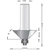 Hikoki 8 Mm Hoekfrees Met Onderlager 31.8X50X45 - 754113