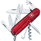 Victorinox Zakmes Victorinox Climber Transparant Rood