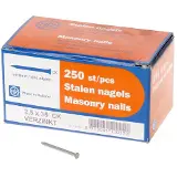 Klusgereedschapshop Stalen nagel 35 x 2.5mm