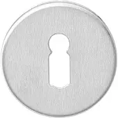 Intersteel | Rozet met sleutelgat | Rond | Plat | Verdekt | RVS Geborsteld