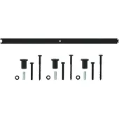 Intersteel Tussenrail 90cm tbv schuifdeursysteem - mat zwart