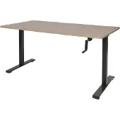 Schaffenburg Dextro Slinger Zit-sta-bureau Rechthoekig Kersen T-Voet 1.200 (B) x 800 (D) x 705 (H) mm Melamine