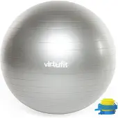 VirtuFit Anti-Burst Fitnessbal Pro - Gymbal - Swiss Ball - met Pomp - Zwart - 75 cm
