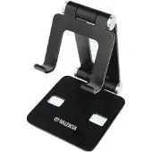 Valenta Aluminum Foldable Telefoon Standaard - Zwart - Telefoonhouder