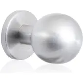 GPF bouwbeslag GPF Kogel voordeurknop 63mm op rozet 63mm RVS