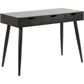 Actona Neptun Modern Bureau Minimalistisch Design 110x50 Ash Black 3 Laden