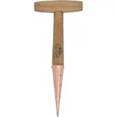 Esschert Design pootstok 27,6 cm hout/staal naturel/koper