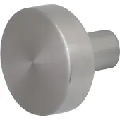 GPF bouwbeslag GPF Vlakke knop 52x16mm RVS geborsteld tbv VH-schilden vast incl. wisselstift