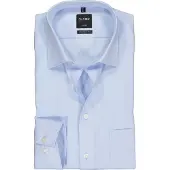 Olymp Luxor Overhemd Blue Derby | Blauw | Maat 40